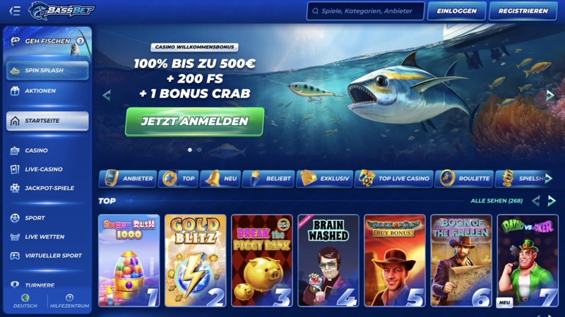 Bassbet Homepage